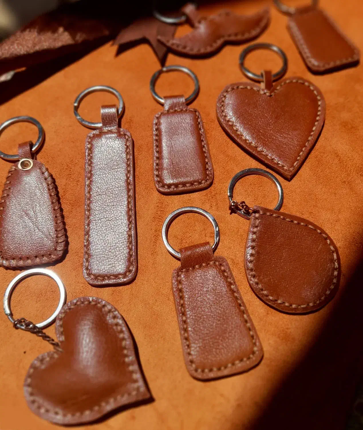 جا کلیدی چرم طبیعی|کیف، کفش، کمربند|اردبیل, |دیوار