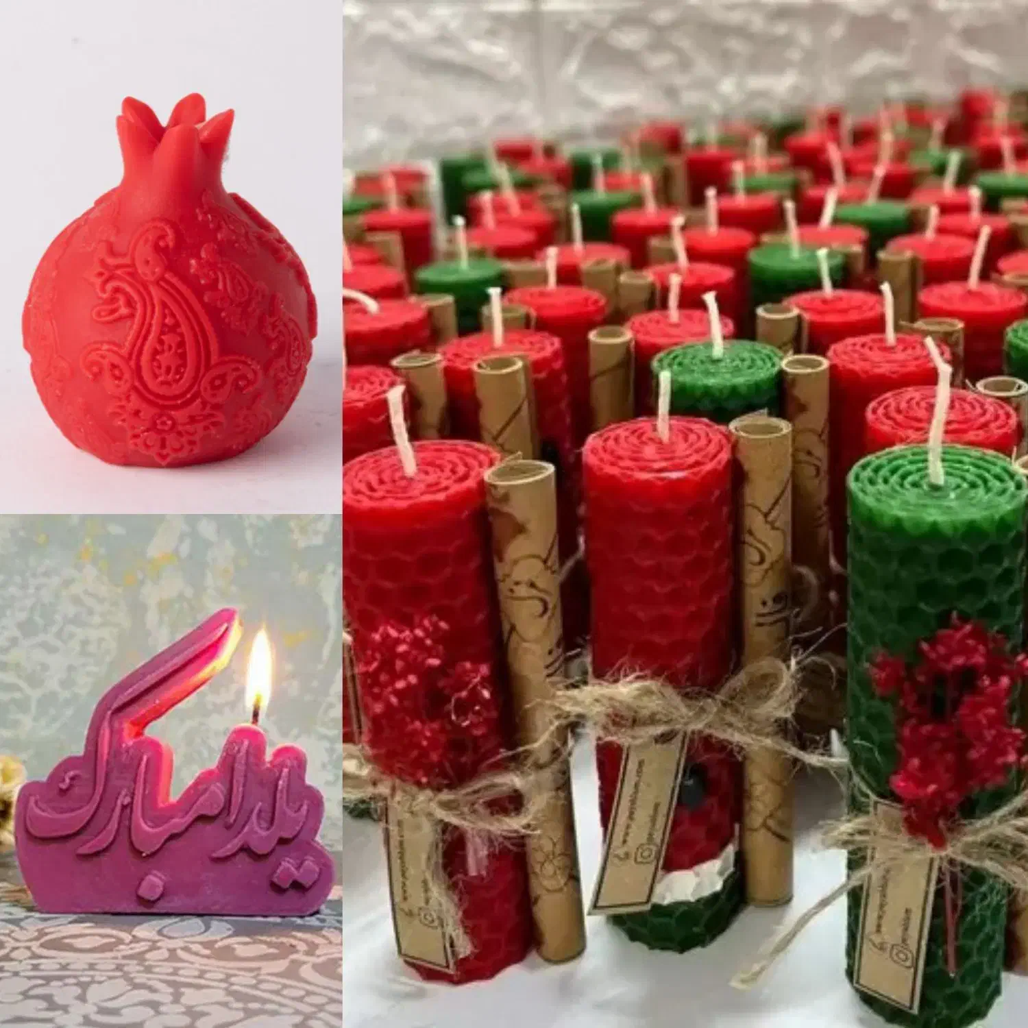 شمع شب یلدا|صنایع دستی و سایر لوازم تزئینی|لار, |دیوار