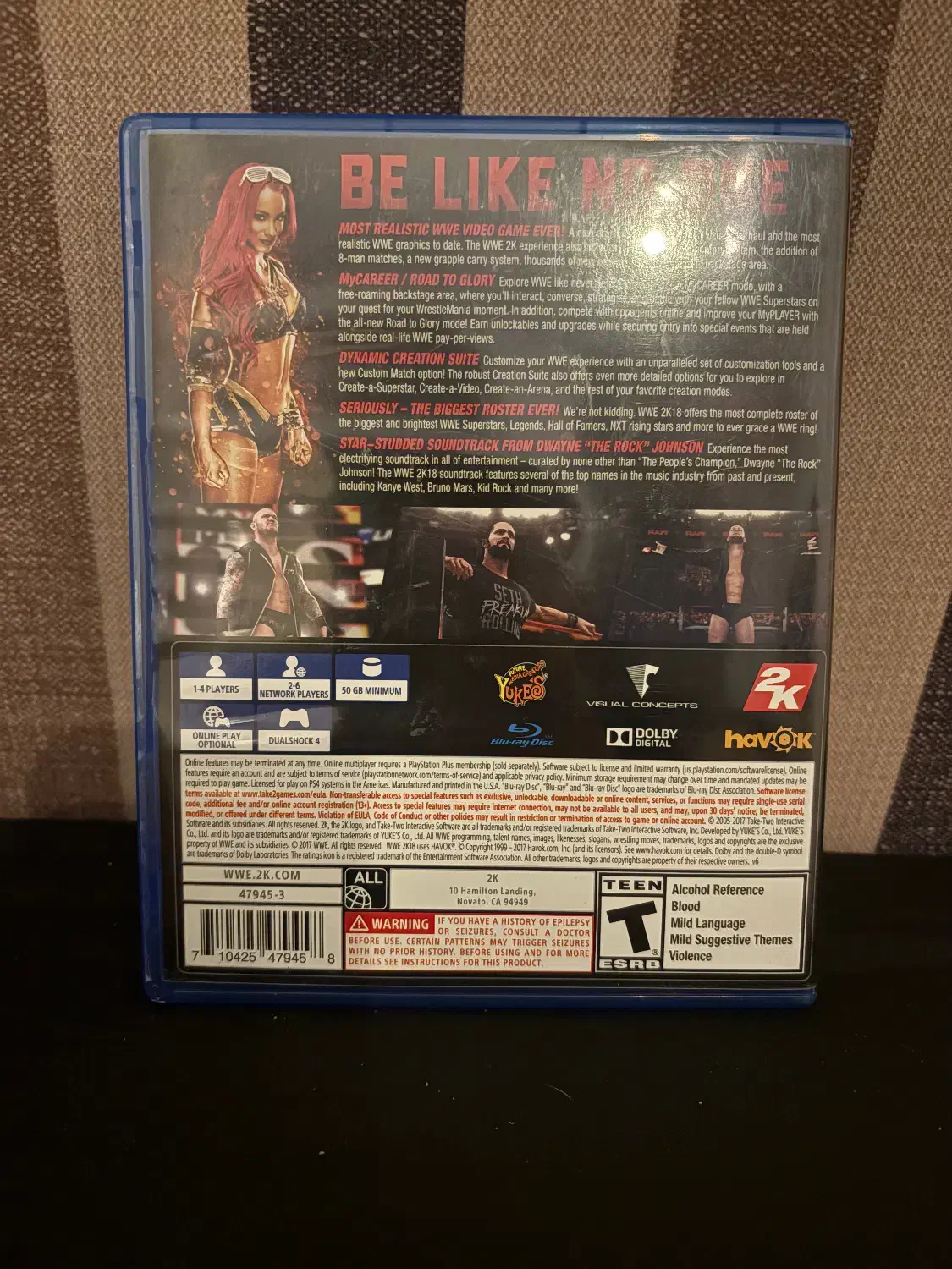 بازی w2k18 برای ps4 اورجینال|کنسول، بازی ویدئویی و آنلاین|تهران, دریا|دیوار