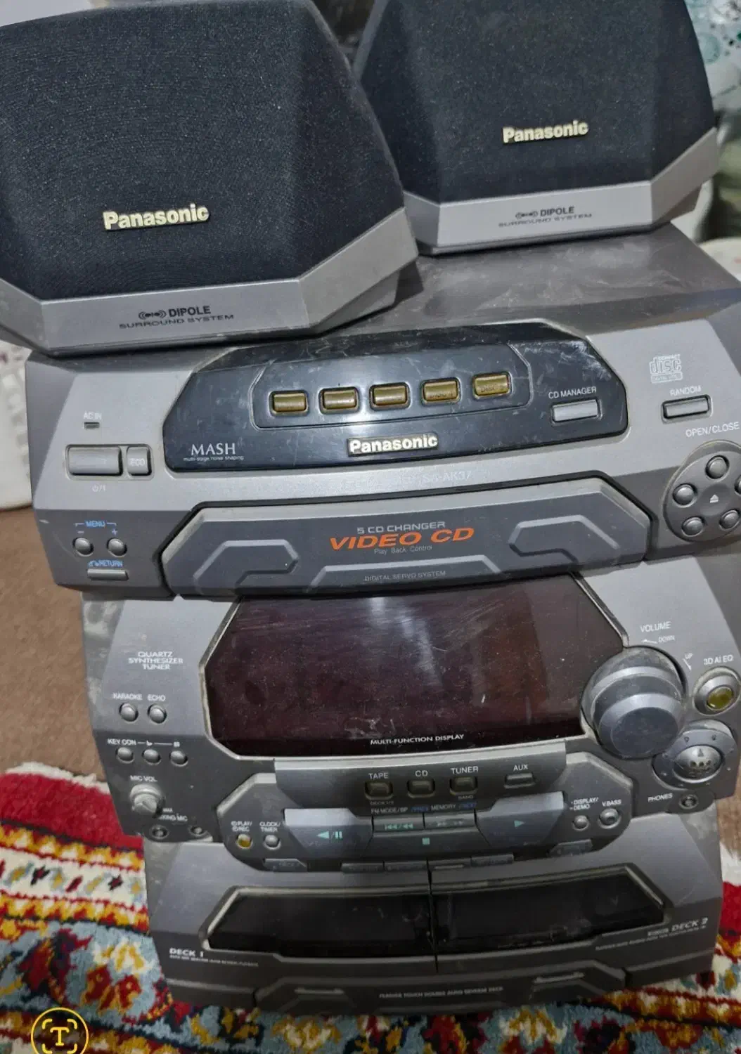 ظبط Panasonic|سیستم صوتی خانگی|فسا, |دیوار