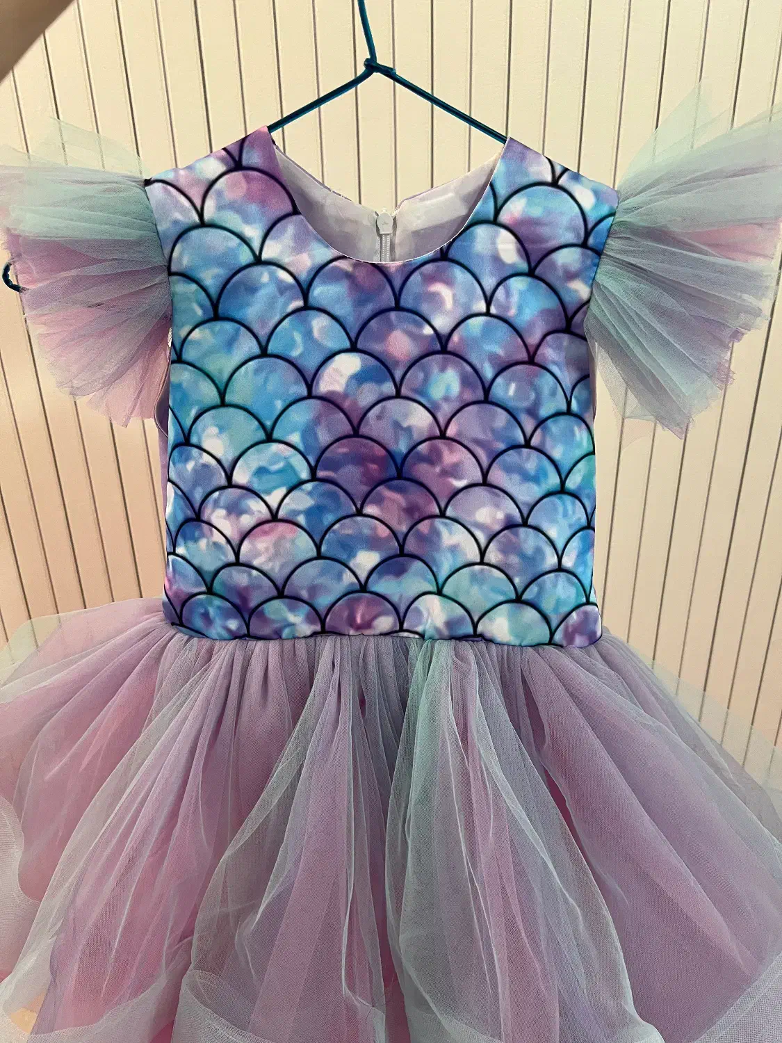 پیراهن پری دریایی دخترانه تولد|کفش و لباس بچه|تبریز, |دیوار