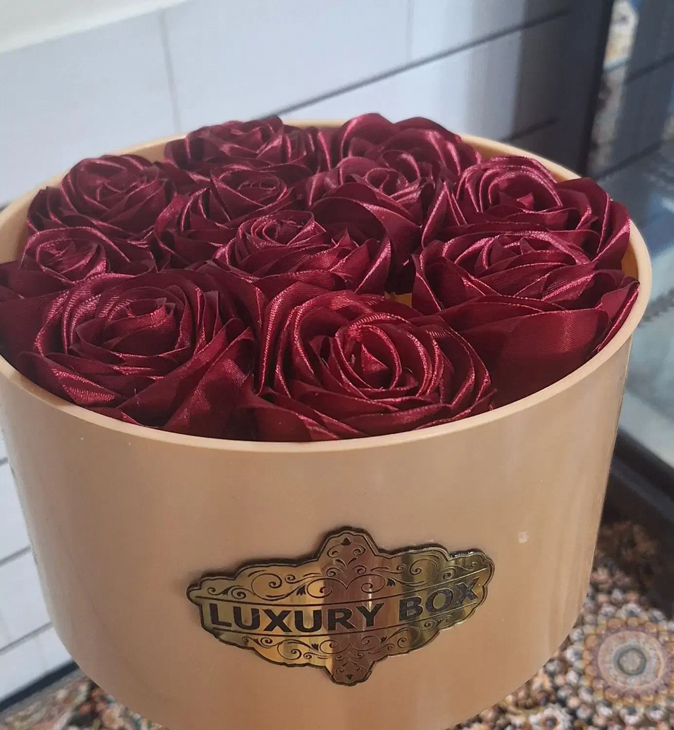 باکس گل رز جاودان|گل مصنوعی|ابریشم, |دیوار