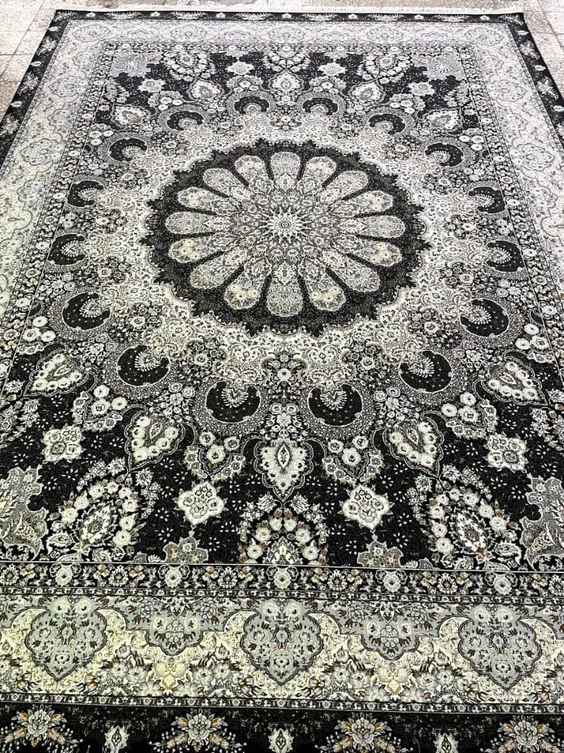 قالی فرش نگین زمرد کیفیت باور نکردنی|فرش|کرمان, |دیوار