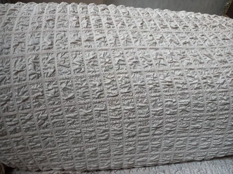 کاورکشی مبل راحتی ۸ نفره رنگ کرم|مبلمان خانگی و میز عسلی|مشهد, انقلاب|دیوار