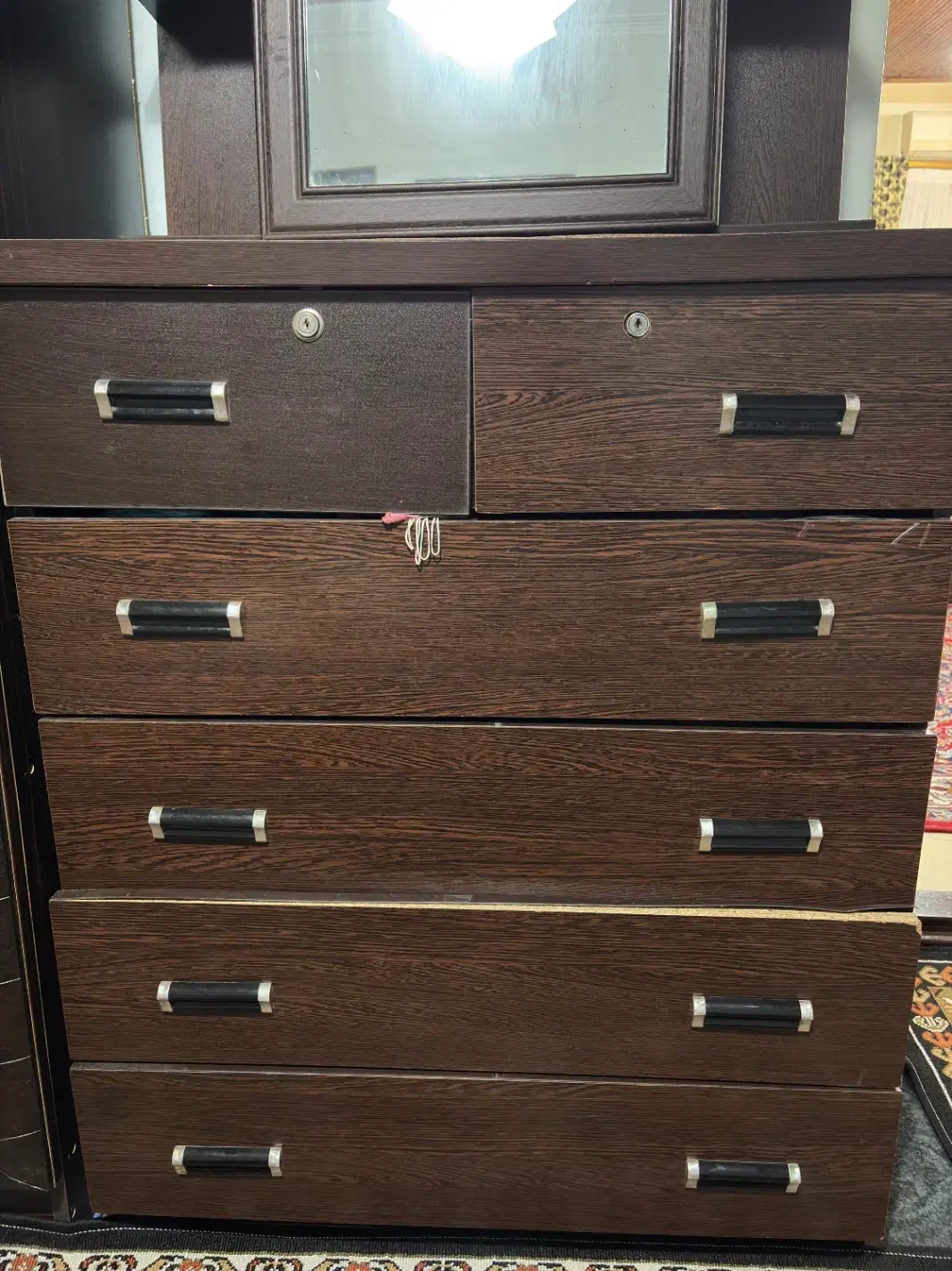 دراور ۶ کشو|جاکفشی، کمد، دراور|رامسر, |دیوار