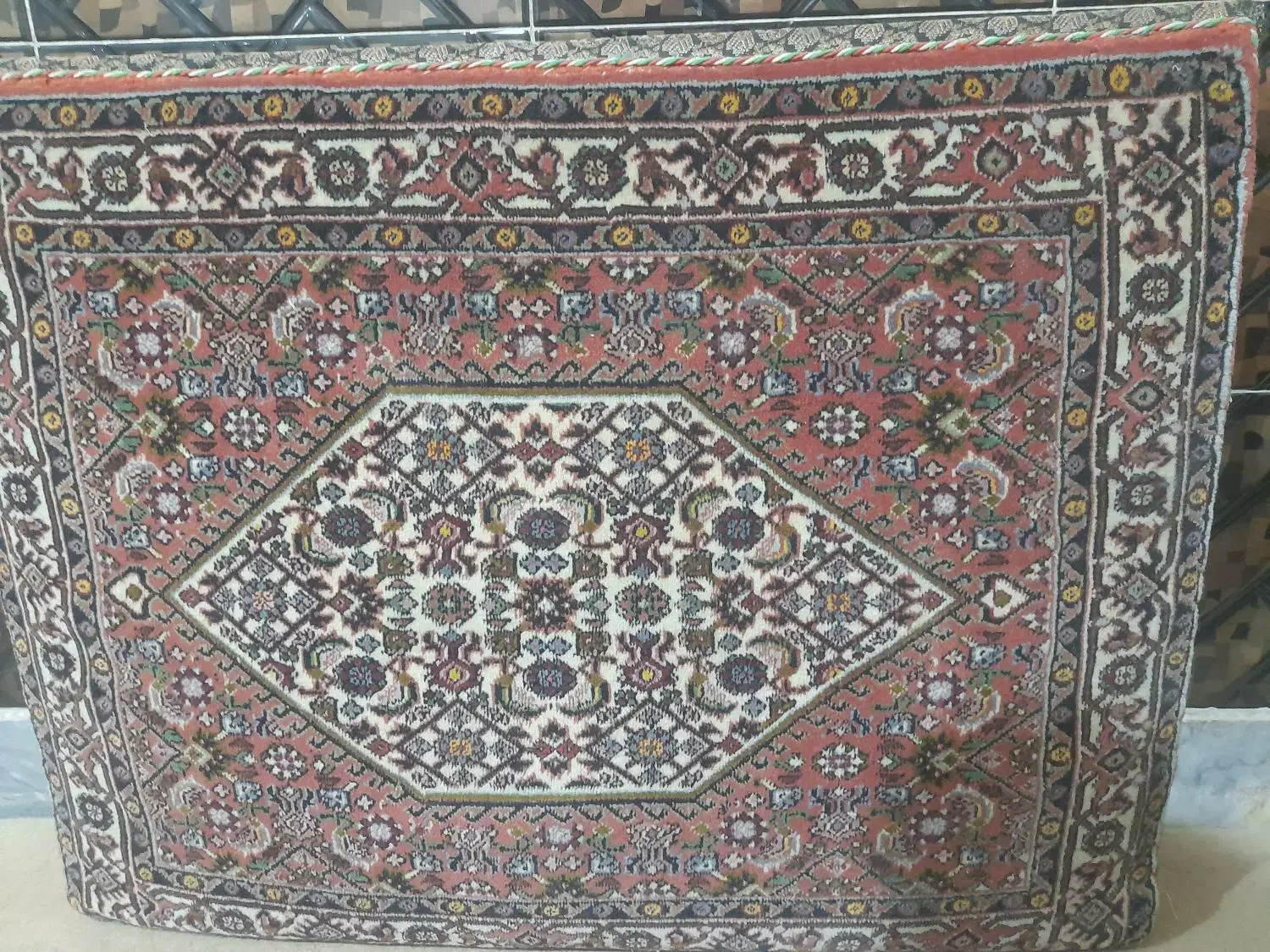 پشتی دست بافت بیجار و جاجیم|فرش|کوهسار (البرز), |دیوار