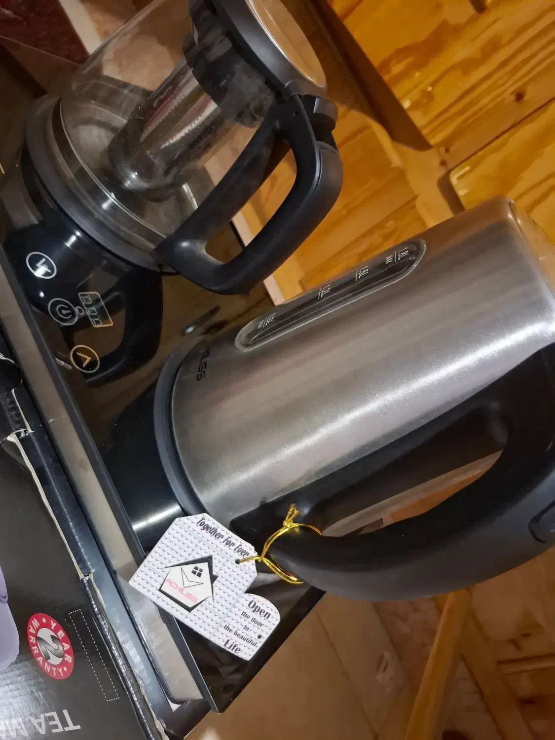 چایساز کاملا نو با صفحه لمسی|سماور، چای‌ساز، قهوه‌ساز|ساری, |دیوار