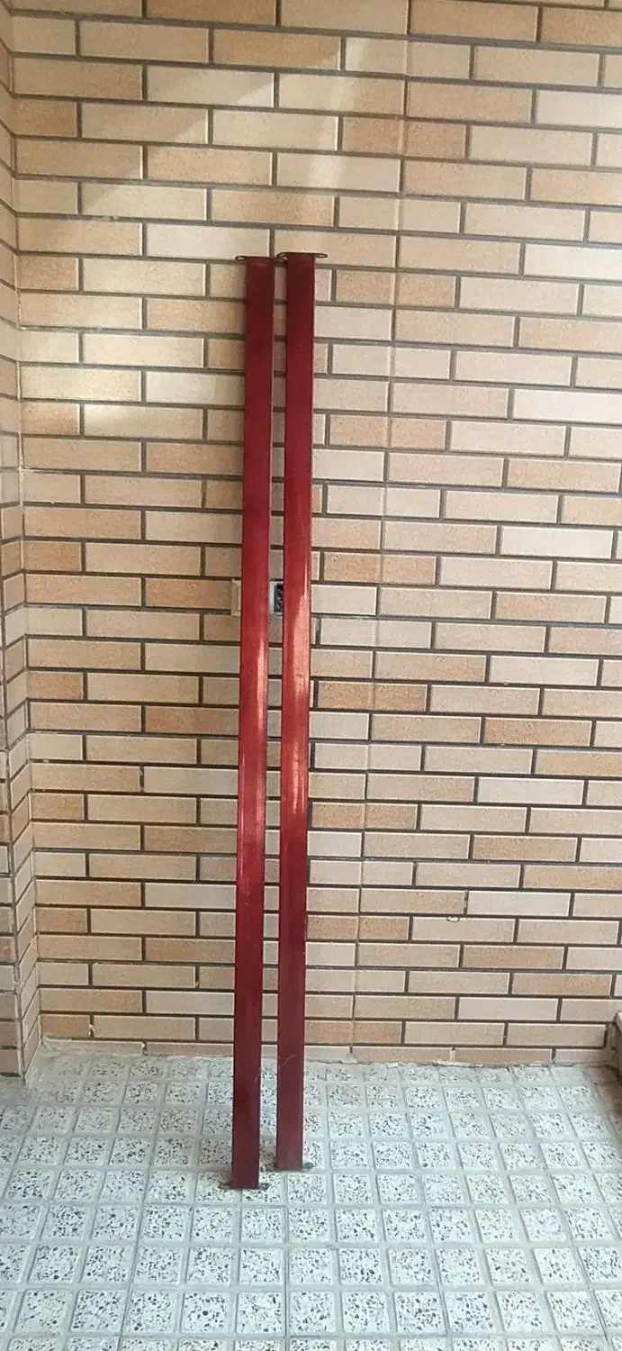 تخت دونفره فرفوژه آلبالویی رنگ|تخت و سرویس خواب|فلاورجان, |دیوار