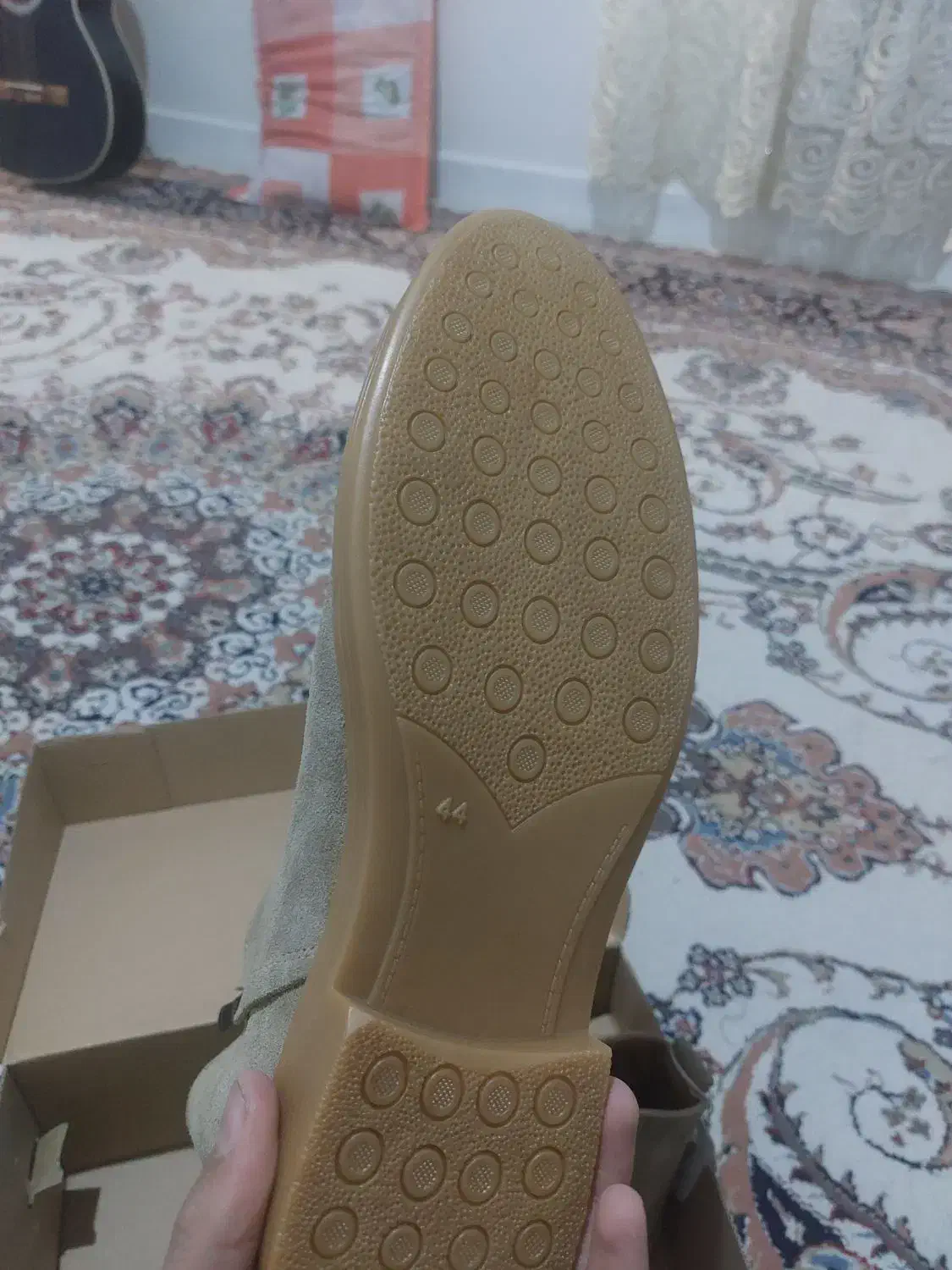 بوت چرم طبیعی سایز ۴۴|کیف، کفش، کمربند|شاهین‌شهر, نظامی|دیوار