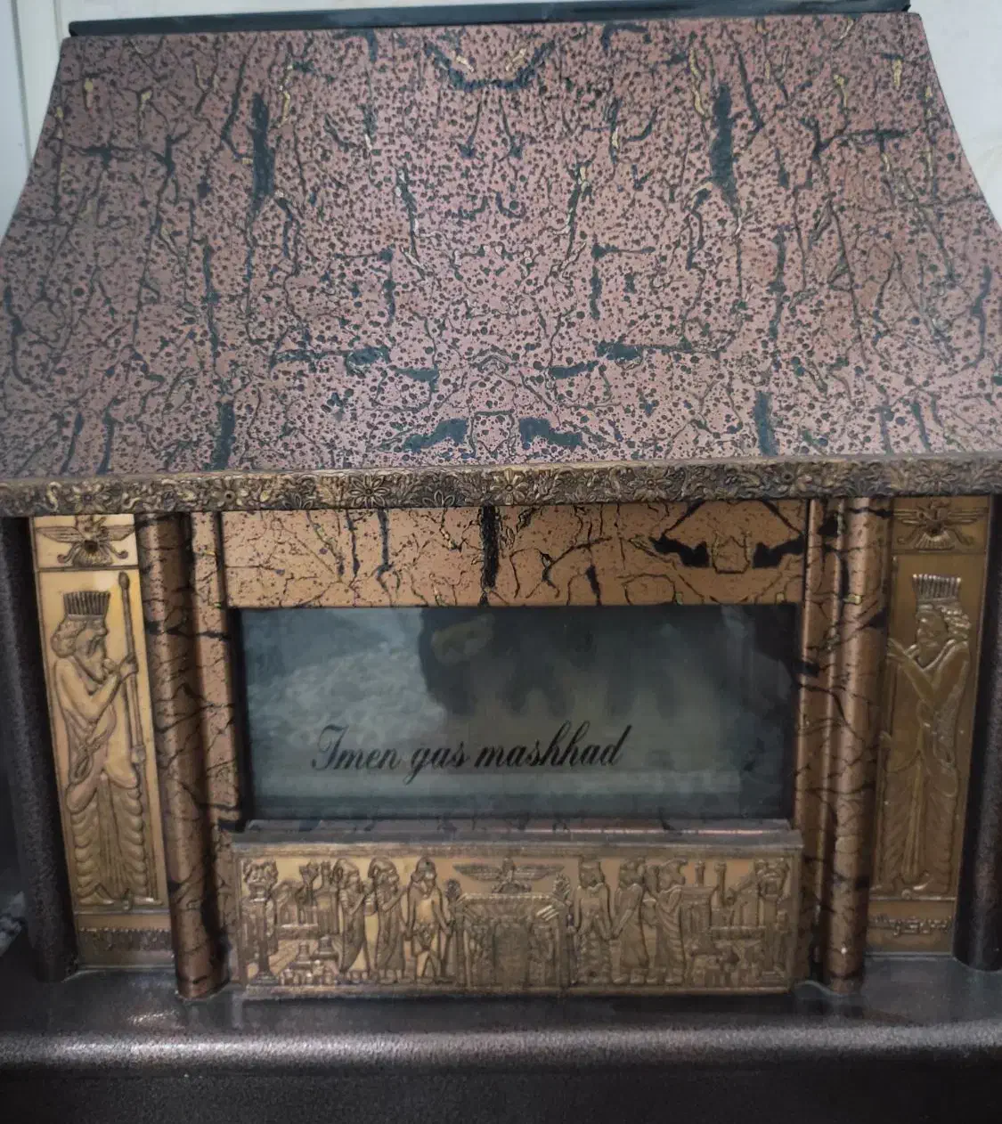 بخاری شومینه ای نو بدون حتی یکبار استفاده|بخاری، هیتر، شومینه|شوش, |دیوار