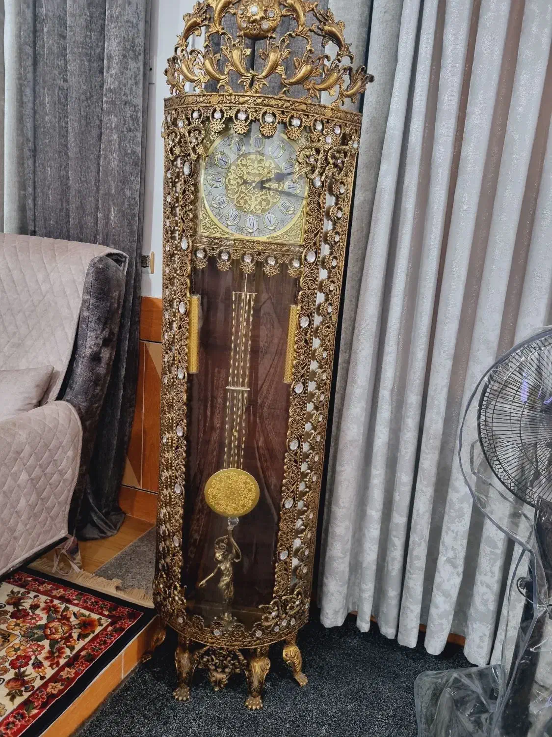 ساعت ایستاده  کامل برنز|ساعت دیواری و تزئینی|اندیمشک, |دیوار
