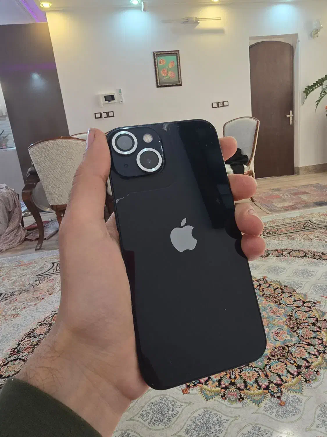 اپل آیفون ۱۳ ۱۲۸ گیگ نرمال مشکی باطری ۸۵|موبایل|قم, بنیاد|دیوار