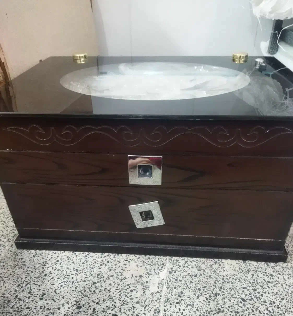 کنسول قاشق پایه دار مناسب جهیزیه|بوفه، ویترین، کنسول|هرند, |دیوار