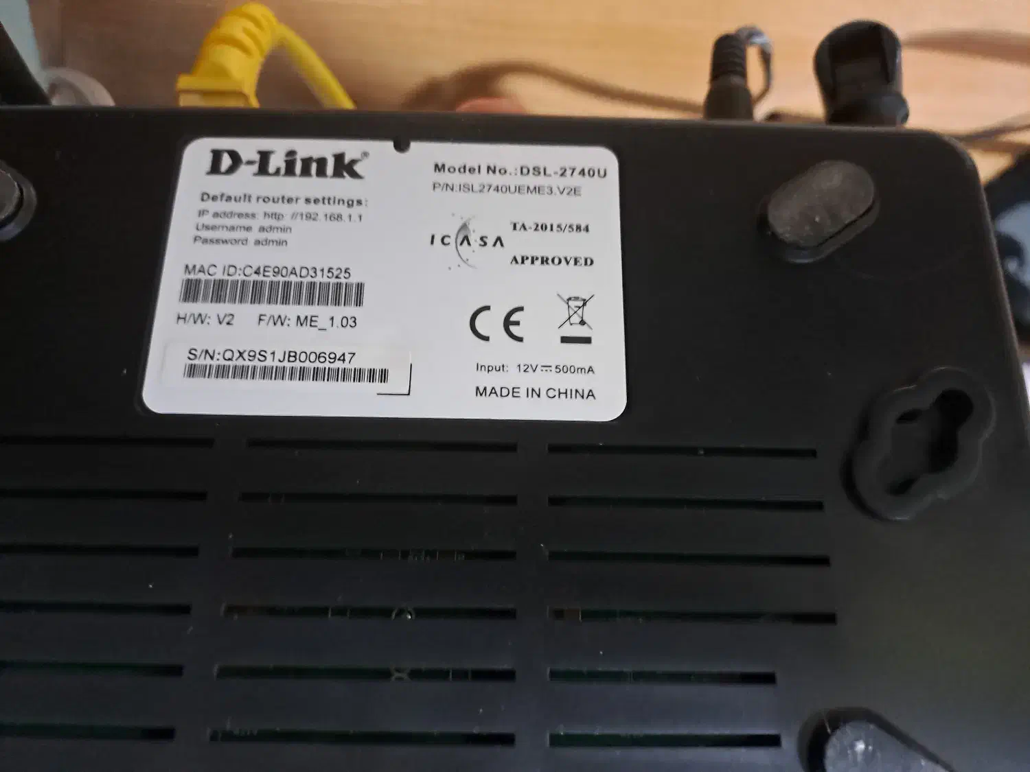 مودم دی لینک DSL 2740U|مودم و تجهیزات شبکه|تهران, شهرک آپادانا|دیوار