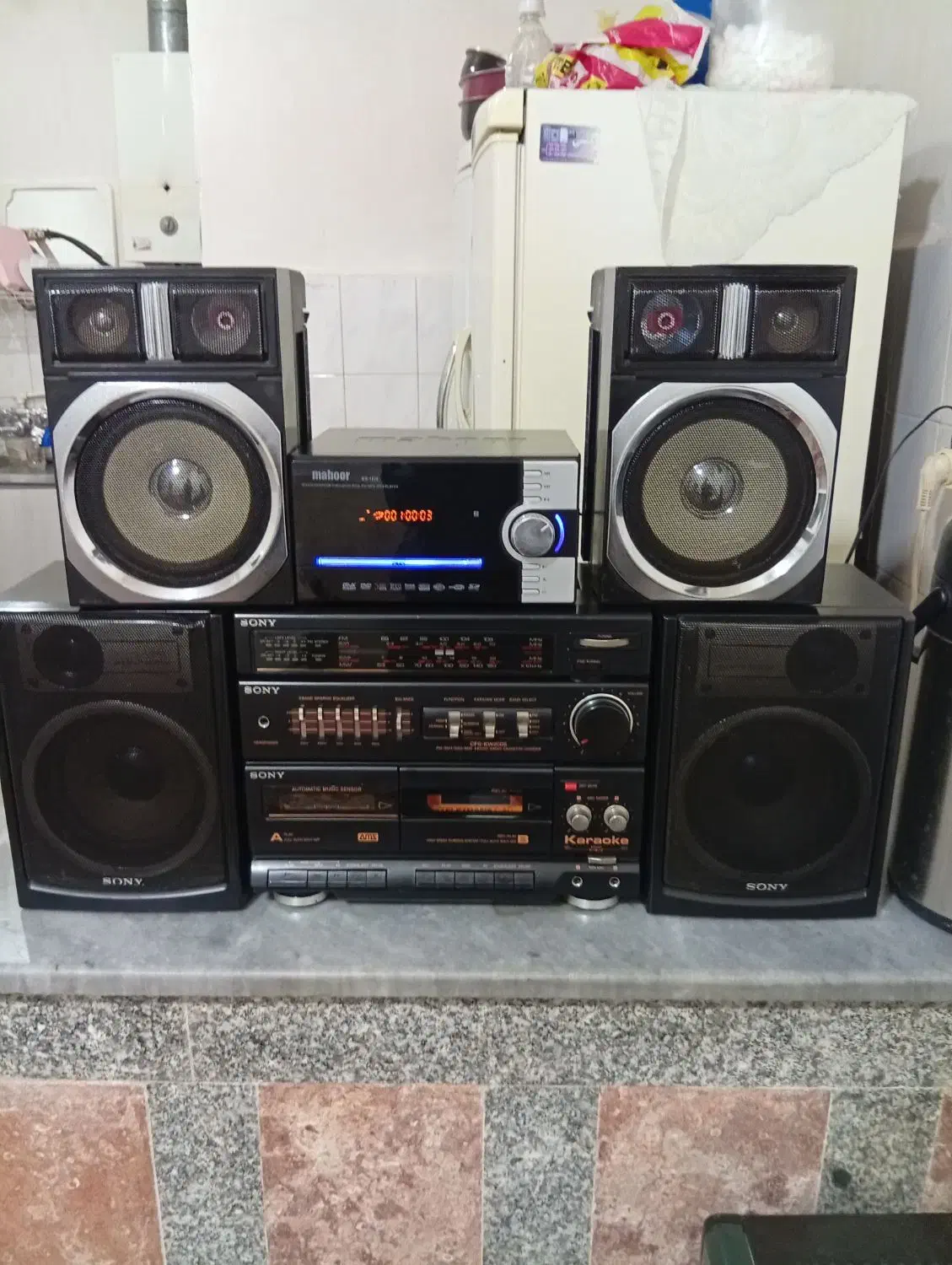 ضبط صوتی و دی وی دی و فلش خور سونی|سیستم صوتی خانگی|تبریز, |دیوار