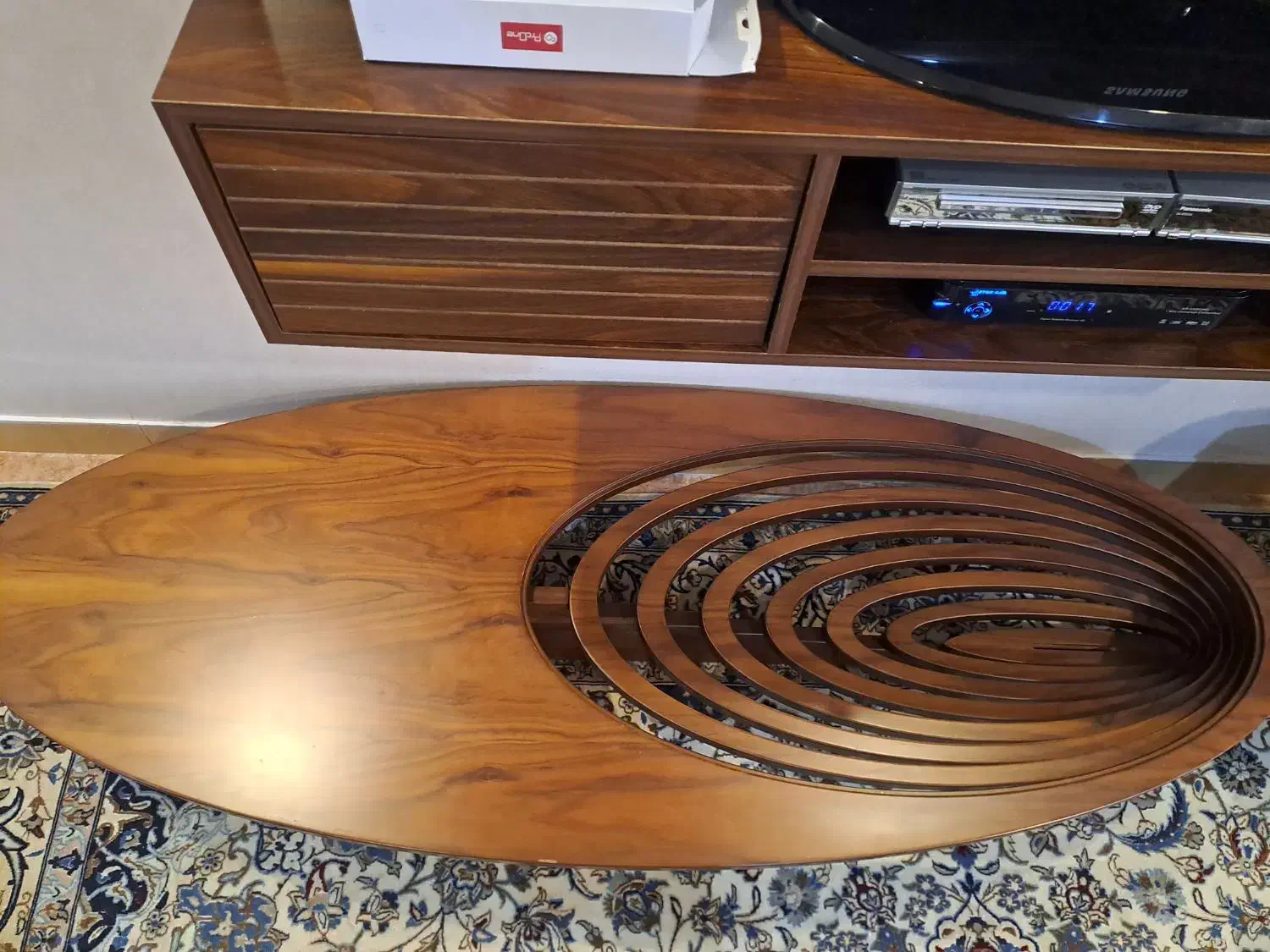 میز جلو مبلی برند( مبل ایران) جنس چوب راش|مبلمان خانگی و میز عسلی|چالوس, |دیوار