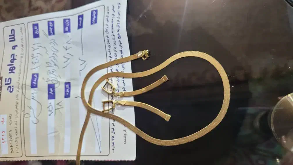 نیم ست هرینگبون استفاده نشده|جواهرات|تهران, علم و صنعت|دیوار