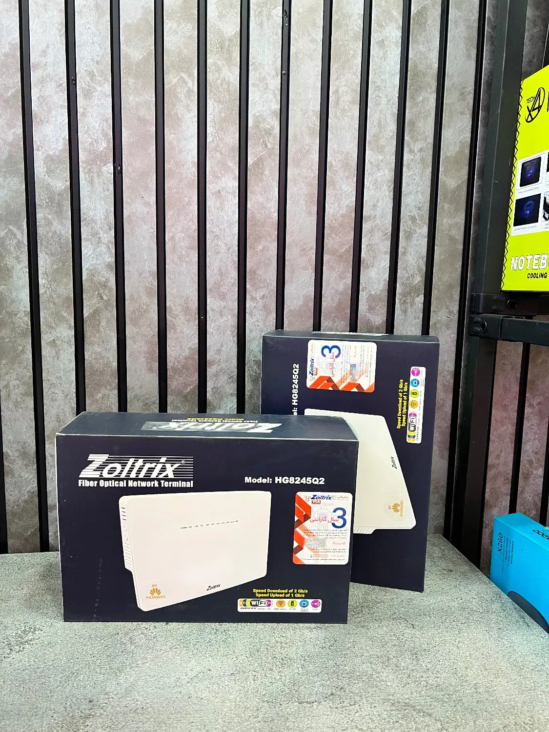 مودم فیبر نوری هواوی اصلی باگارانتی ۳ساله زولتریکس|مودم و تجهیزات شبکه|بوشهر, |دیوار