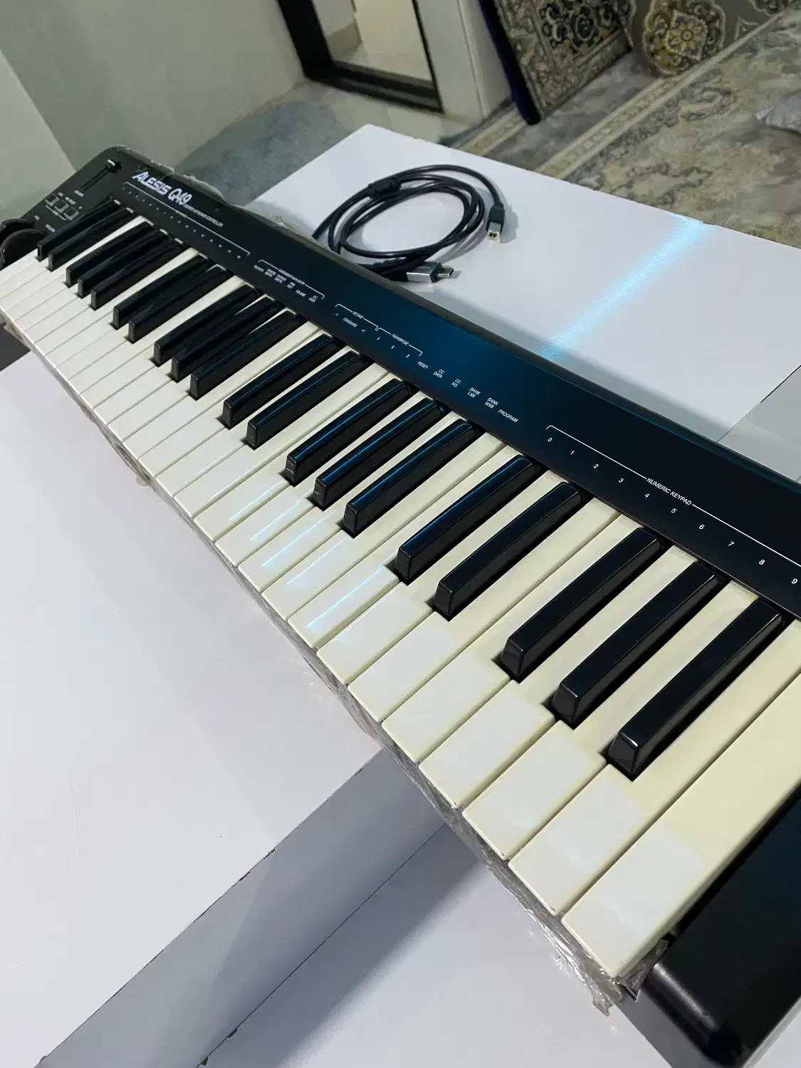 میدی کنترلر alesis q49 ارگ|پیانو، کیبورد، آکاردئون|خواف, |دیوار