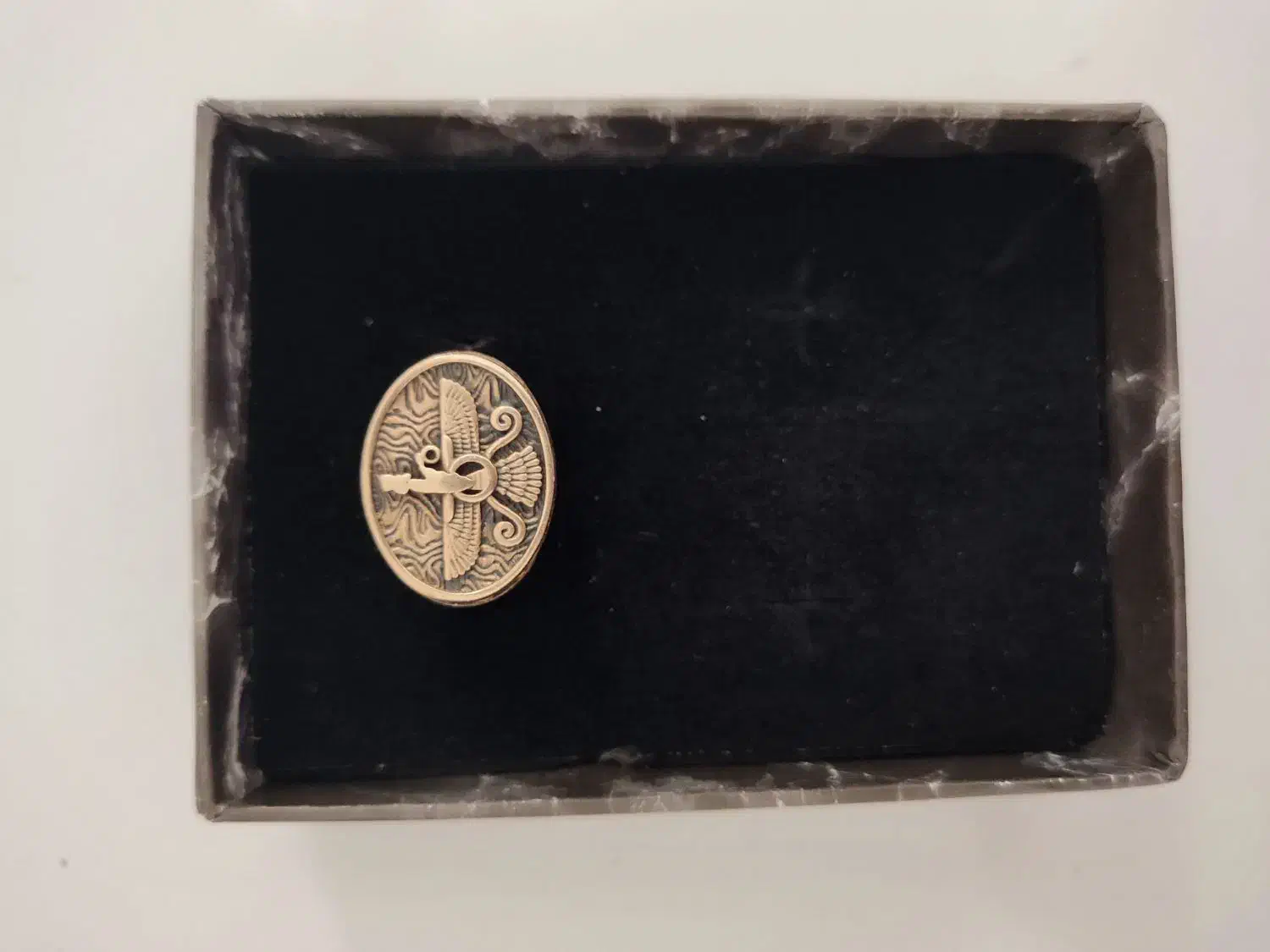 انگشتر مردانه فروهر برجسته|جواهرات|کرمانشاه, |دیوار