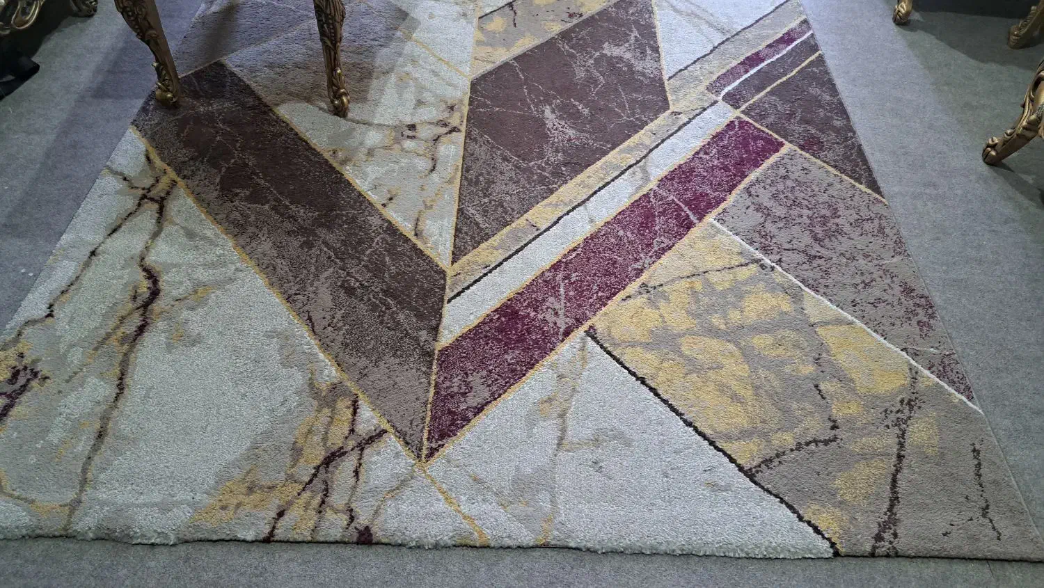 دوعدد فرش پرزبلند۶ متری به همراه دوعدد پادری|گلیم، جاجیم، گبه|اهواز, کمپلو جنوبی|دیوار