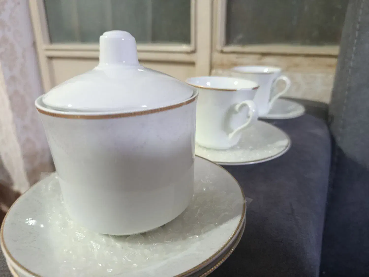 سرویس صبحانه فنجان نعلبکی چینی نو|ظروف سرو و پذیرایی|سبزوار, مدرس|دیوار