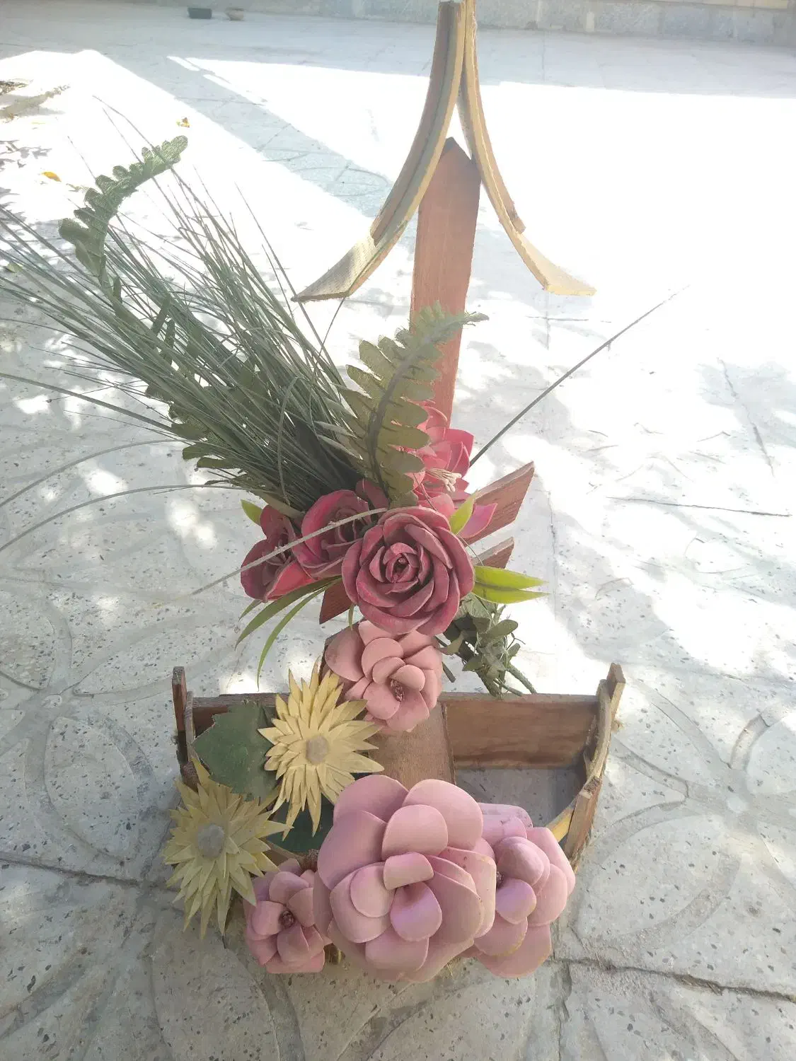 سبد گل مصنوعی|گل مصنوعی|شیراز, گلکوب|دیوار