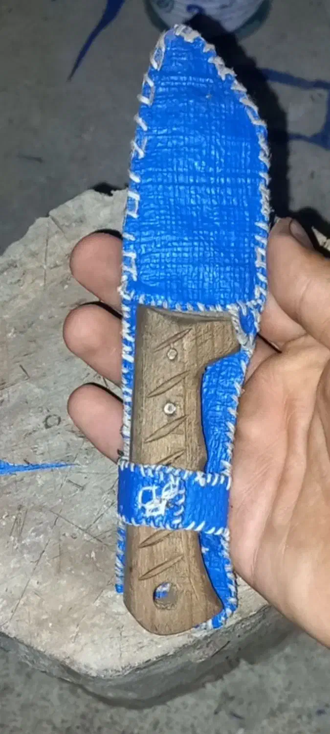 چاقو کمری با غلاف دست دست ساز|کلکسیون و سرگرمی|کردکوی, |دیوار