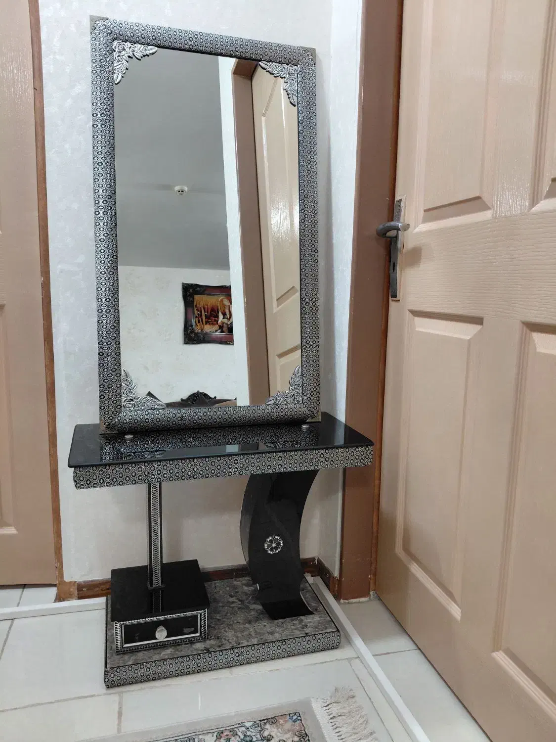 آینه کنسولی وشمعدان|بوفه، ویترین، کنسول|رشت, پل تالشان|دیوار