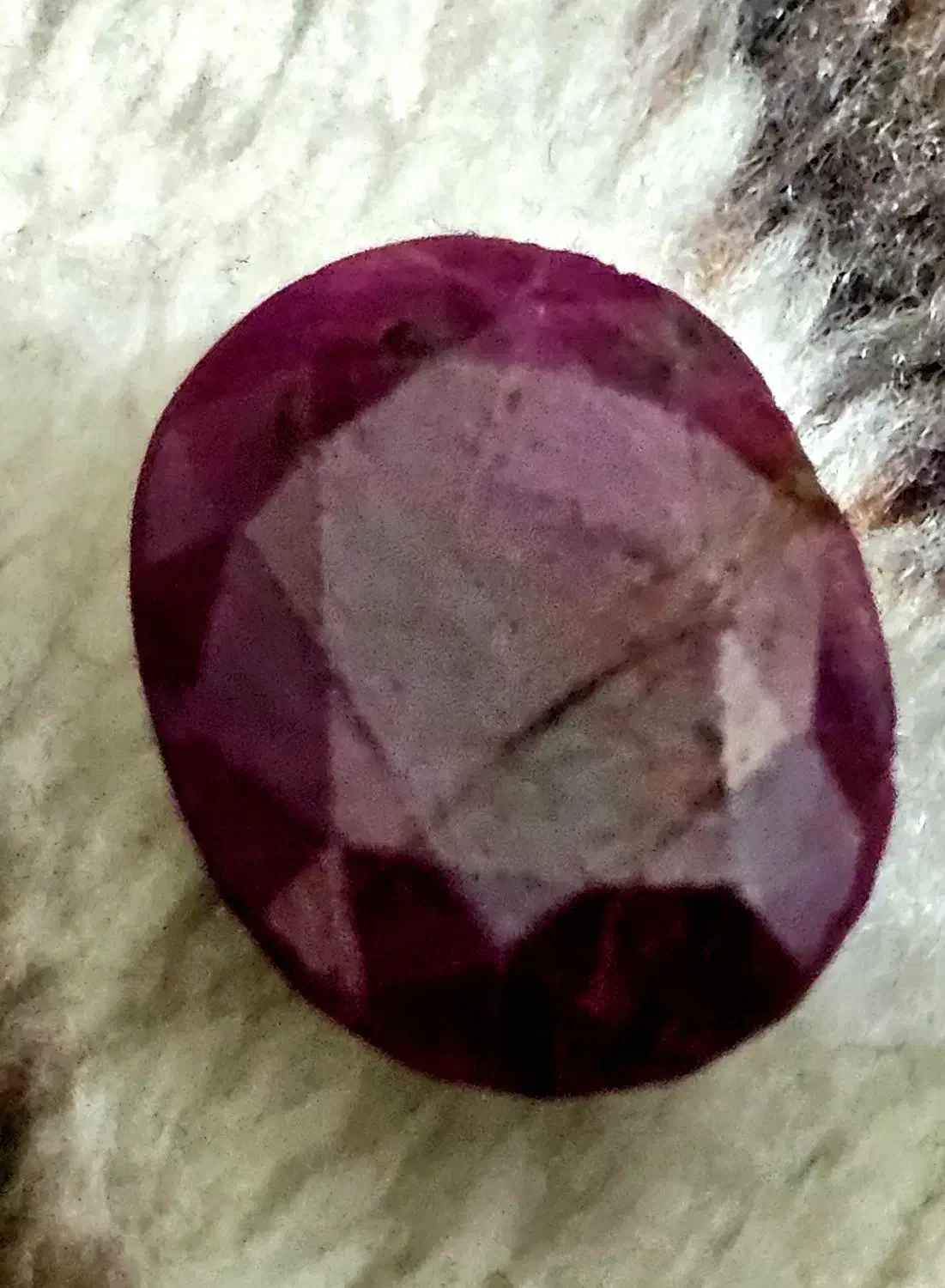 یاقوت برمه قدیمی اصل|جواهرات|نور, |دیوار