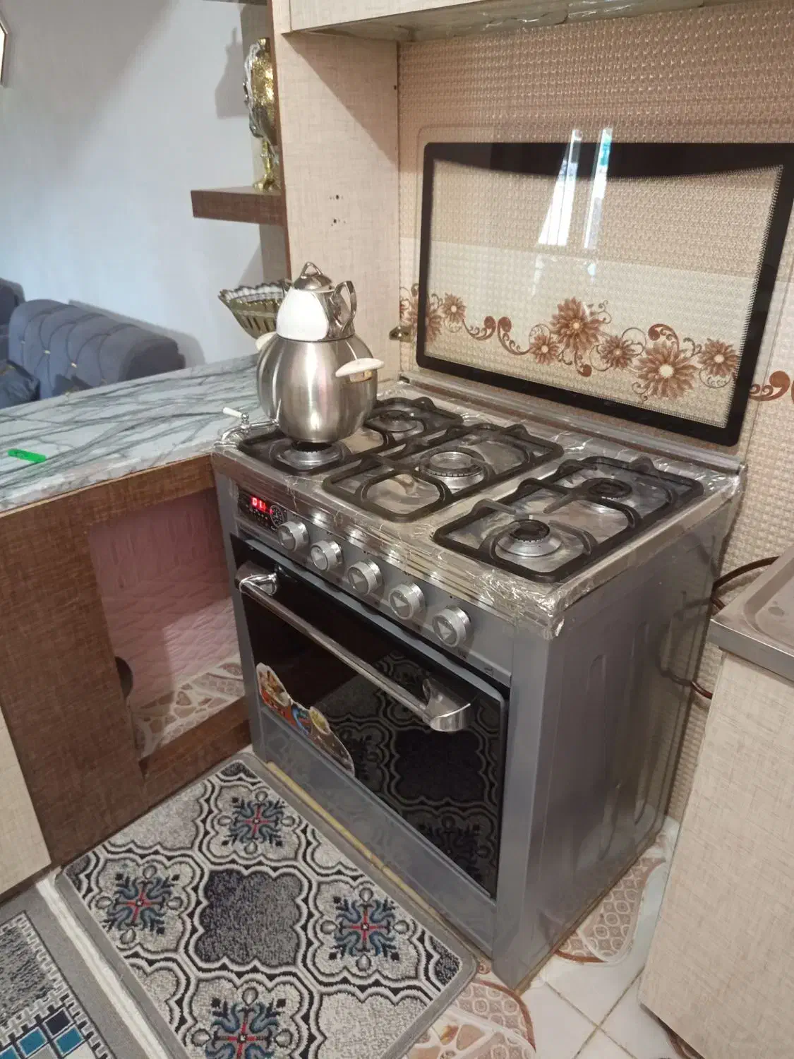 گاز تمیز و مرتب|اجاق گاز و لوازم برقی پختوپز|زاوه, |دیوار