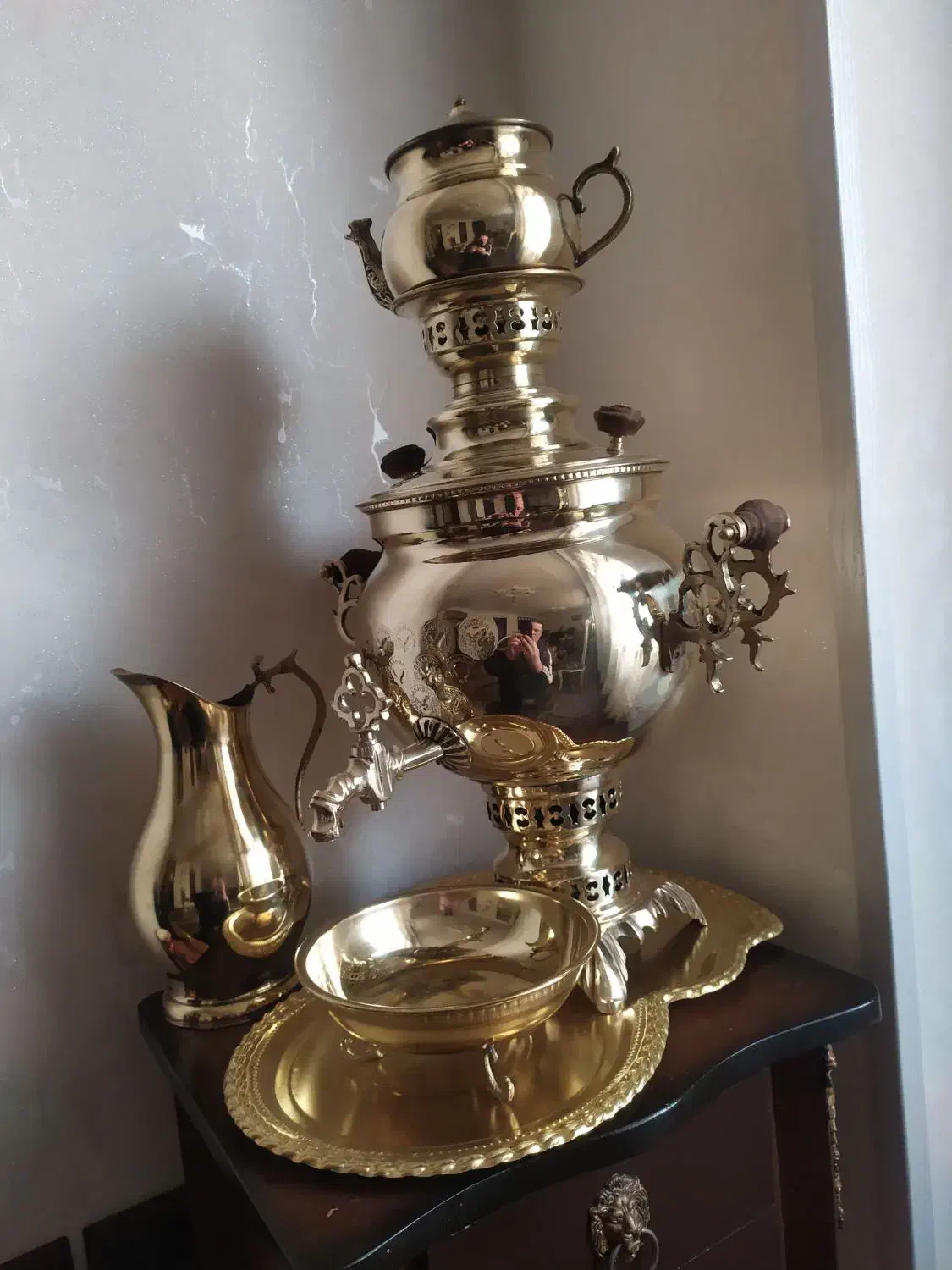 سماور خاص باست کامل|سماور، چای‌ساز، قهوه‌ساز|اردبیل, |دیوار