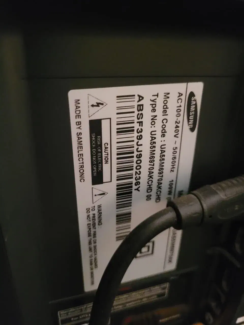 تلویزیون سامسونگ ۵۵ اینچ در حد نو|تلویزیون و پروژکتور|رشت, حاجی آباد|دیوار