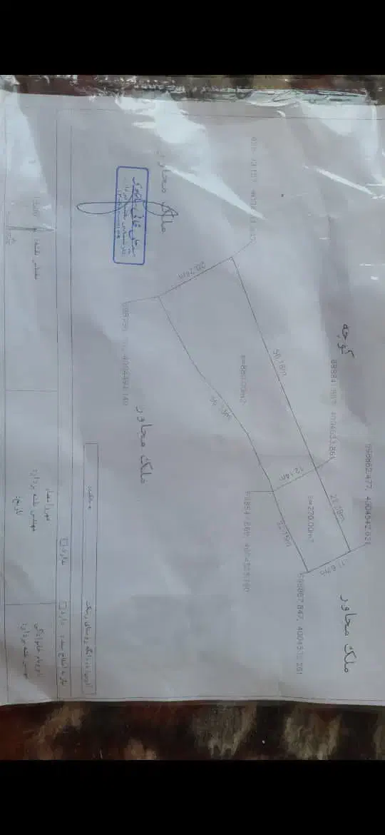 زمین ۱۰۰۰متری ۸۰ متر بر فریم|فروش زمین و ملک کلنگی|فریم, |دیوار