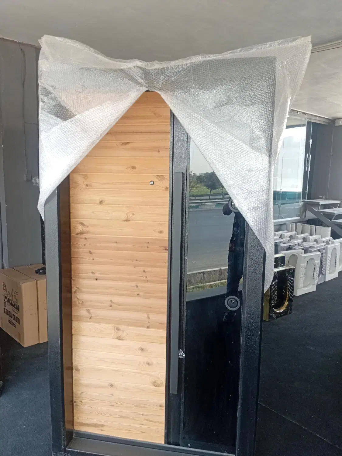 فروش انواع دربهای صد سرقت چوبین در محمودی|مصالح و تجهیزات ساختمان|اسلامشهر, شهرک سعیدیه|دیوار