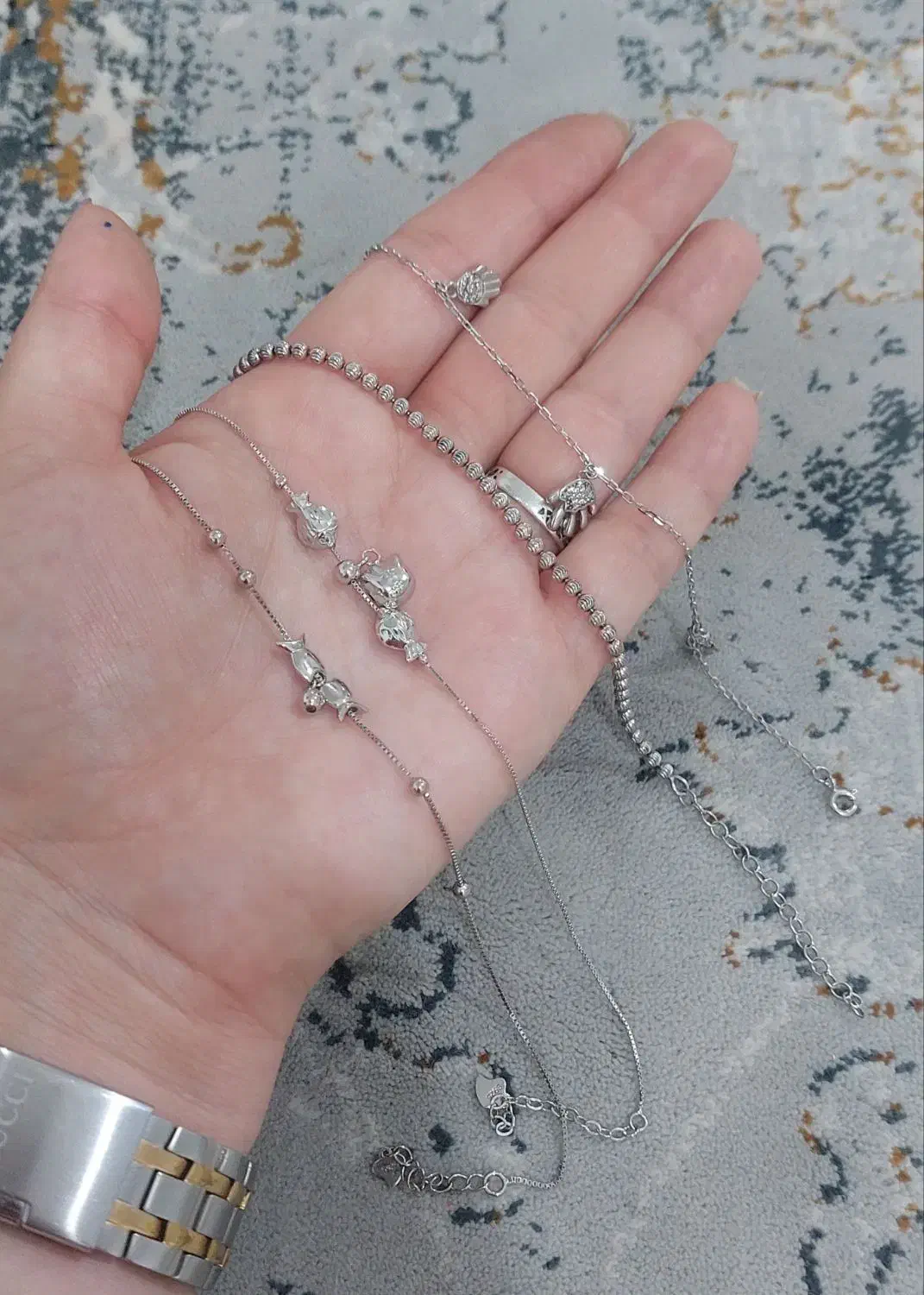 پابند نقره 925|جواهرات|کرمانشاه, |دیوار