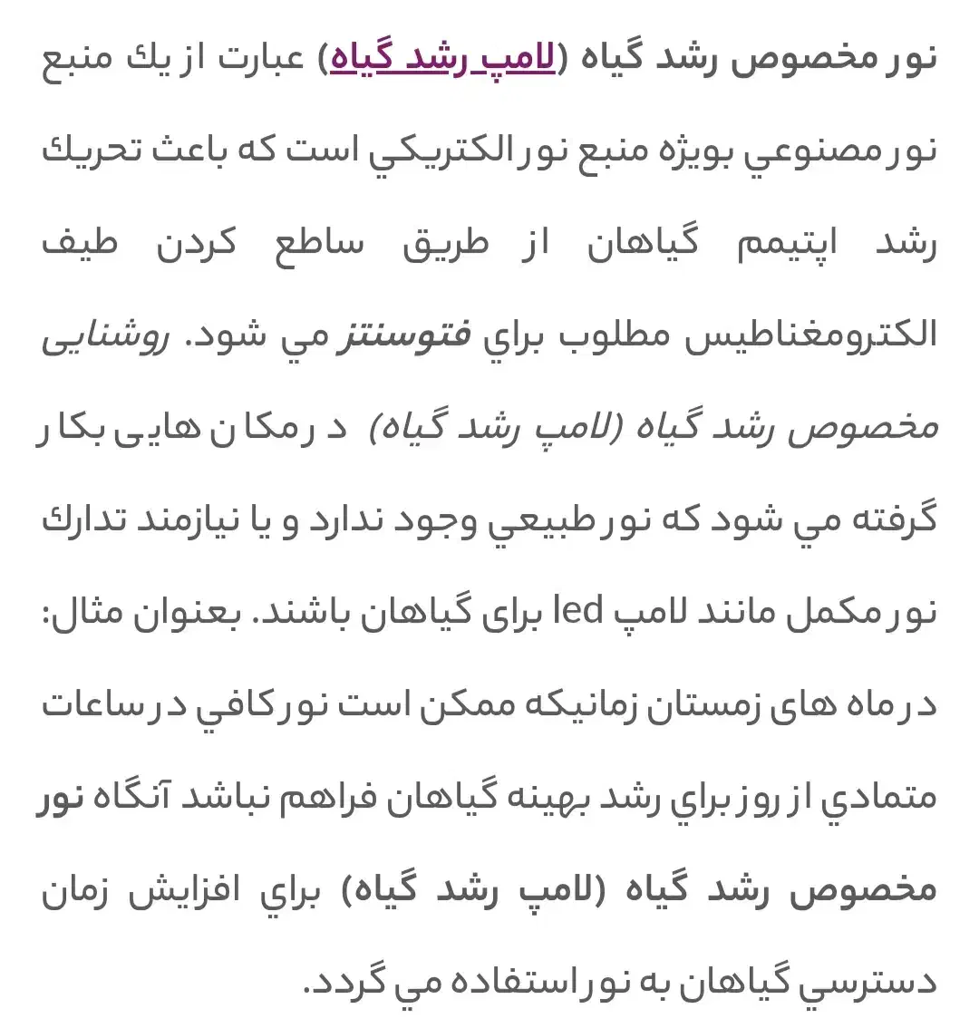 لامپ رشد گیاه|گل و گیاه طبیعی|شیراز, بریجستون|دیوار