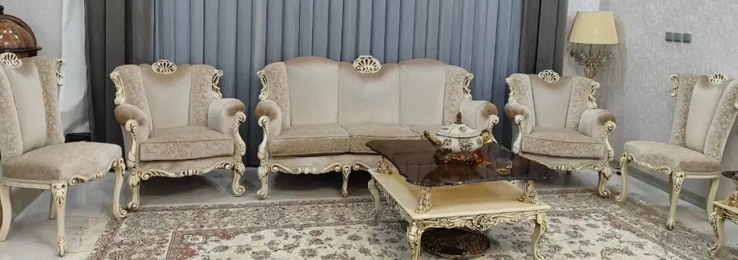 فروش مبلمان و میز نهار خوری با بوفه|میز و صندلی غذاخوری|بافق, |دیوار