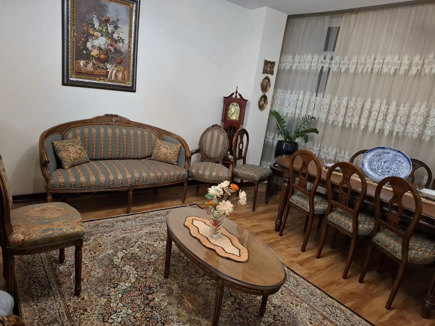 مبل و غذا خوری ست|مبلمان خانگی و میز عسلی|مشکین‌دشت, |دیوار