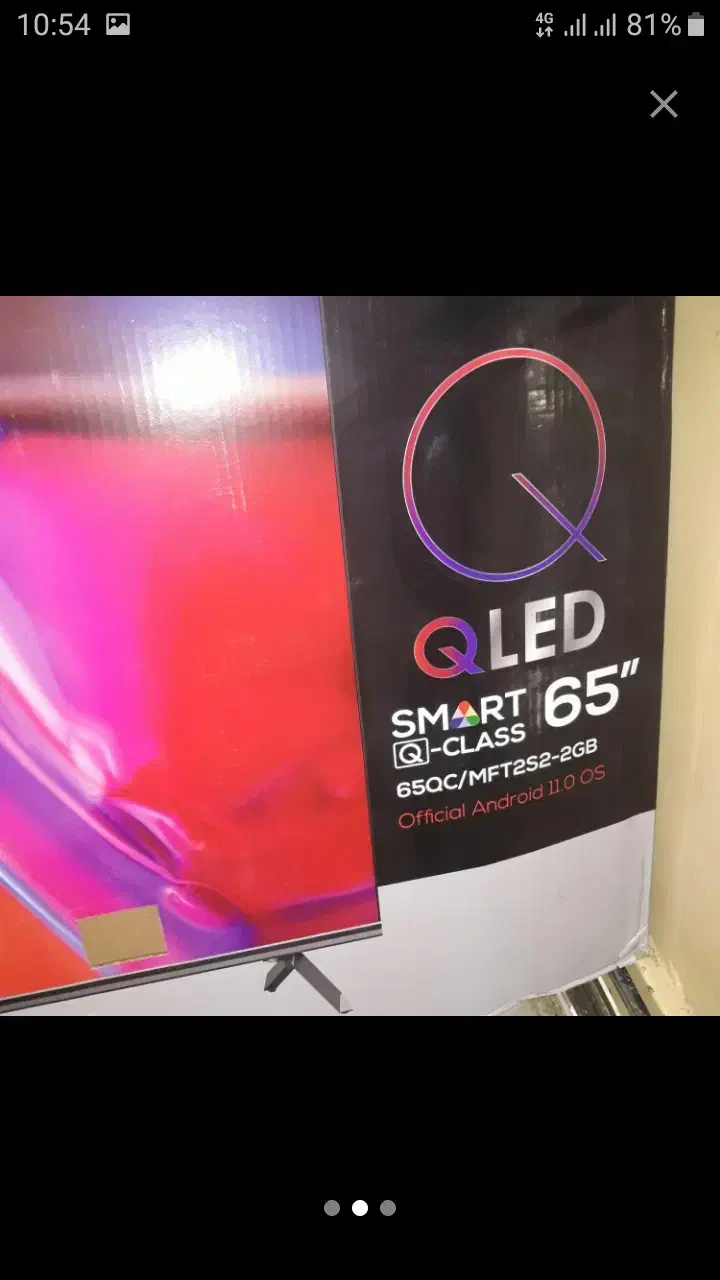 تلویزیون 65 QLED یونیوا|تلویزیون و پروژکتور|همدان, |دیوار