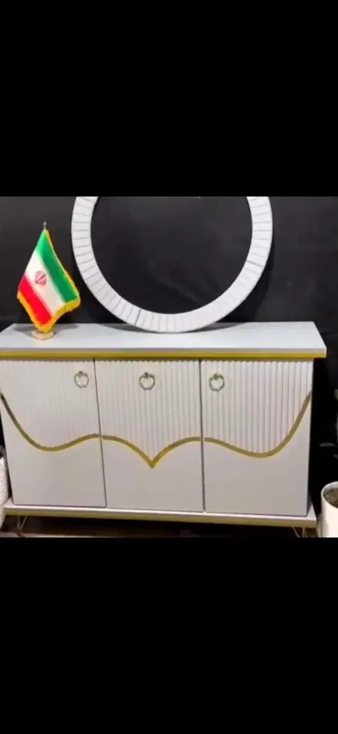 ست وسایل چوبی منزل|بوفه، ویترین، کنسول|سیرجان, |دیوار