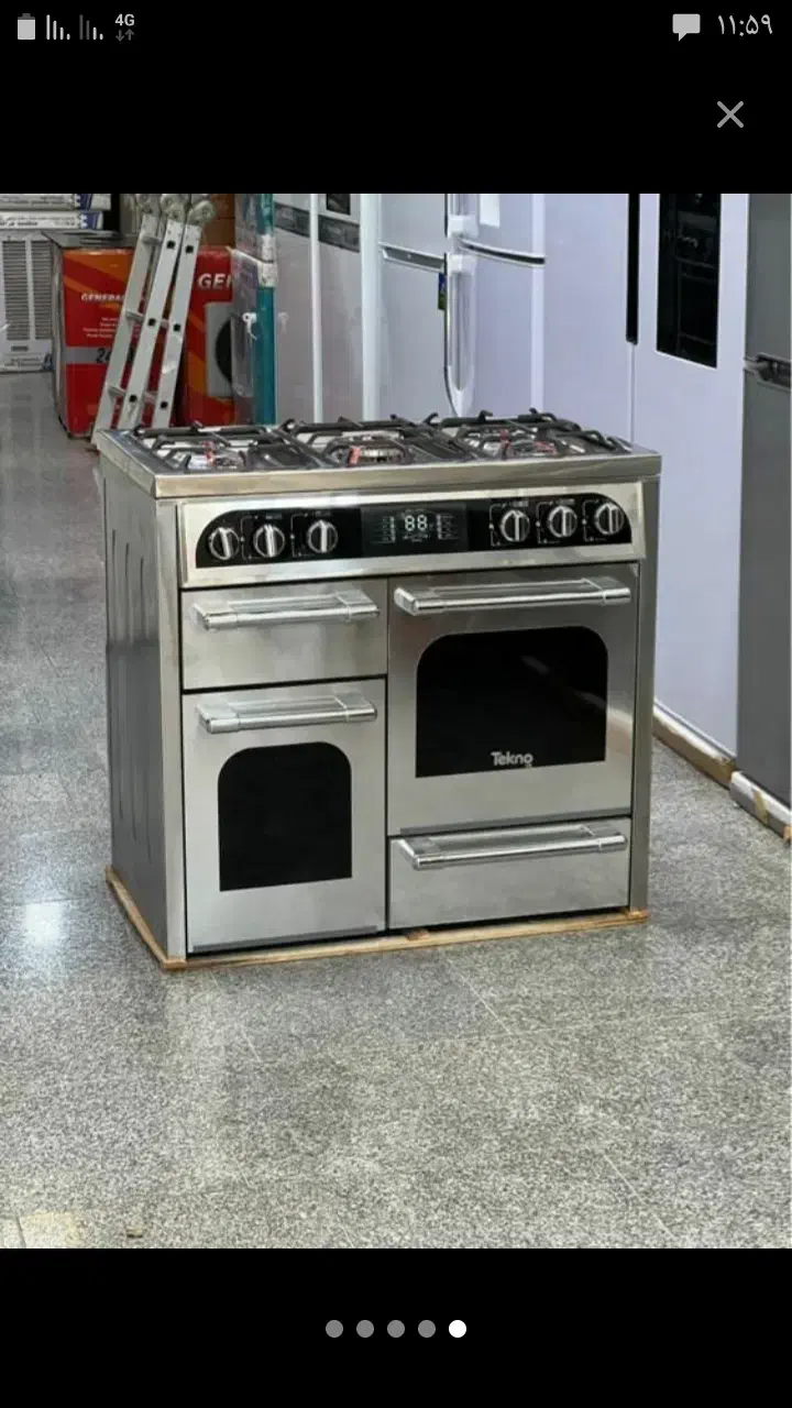 ۵شعله استیل فندک دار|اجاق گاز و لوازم برقی پختوپز|تهران, تهرانسر شمالی|دیوار