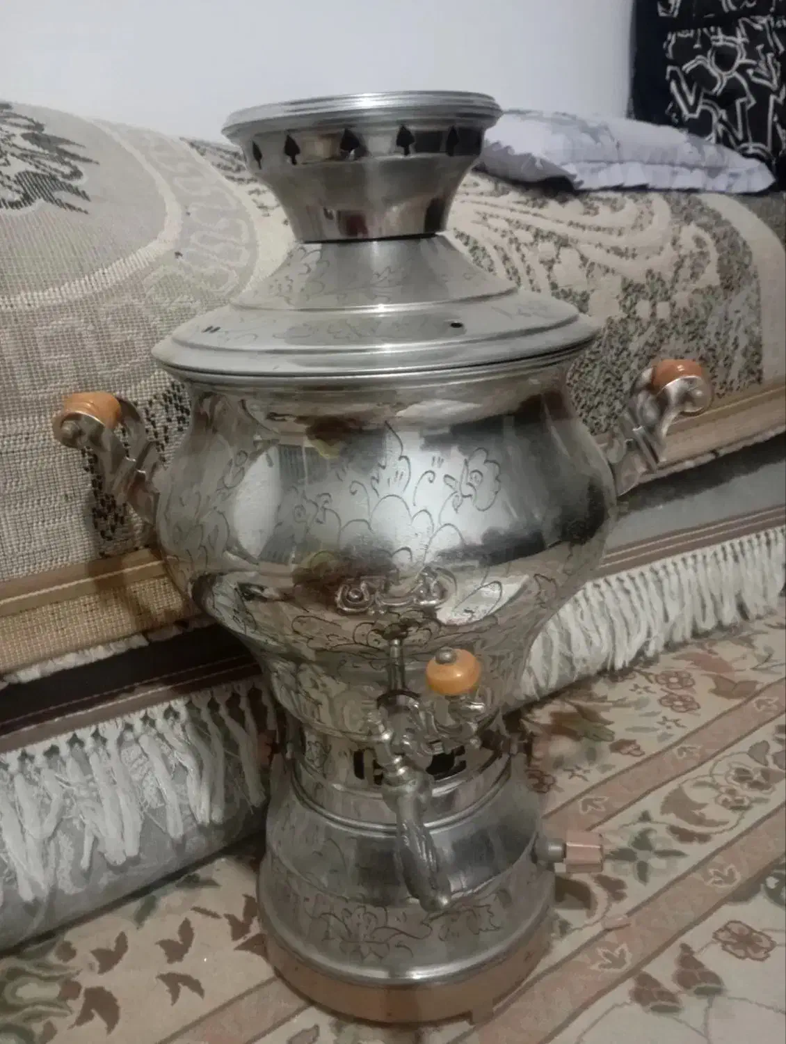 سماور گازی|سماور، چای‌ساز، قهوه‌ساز|اصفهان, منتظرالمهدی|دیوار