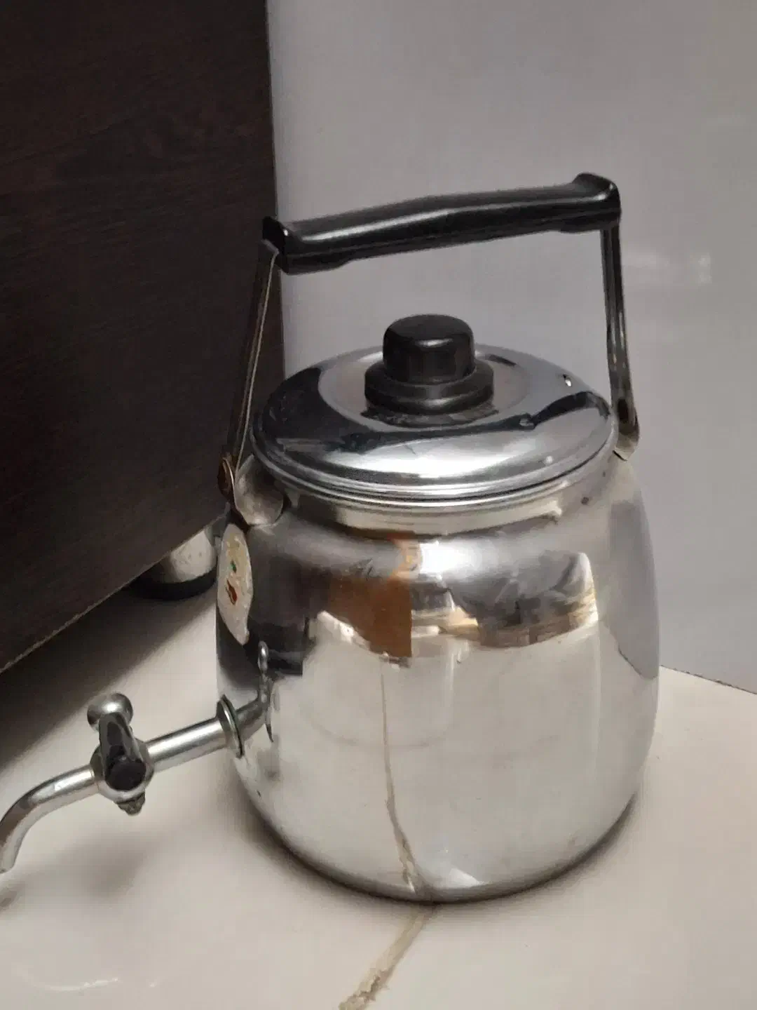 کتری برنجی روکش دار|قوری، کتری، قهوه‌ساز دستی|ملایر, |دیوار