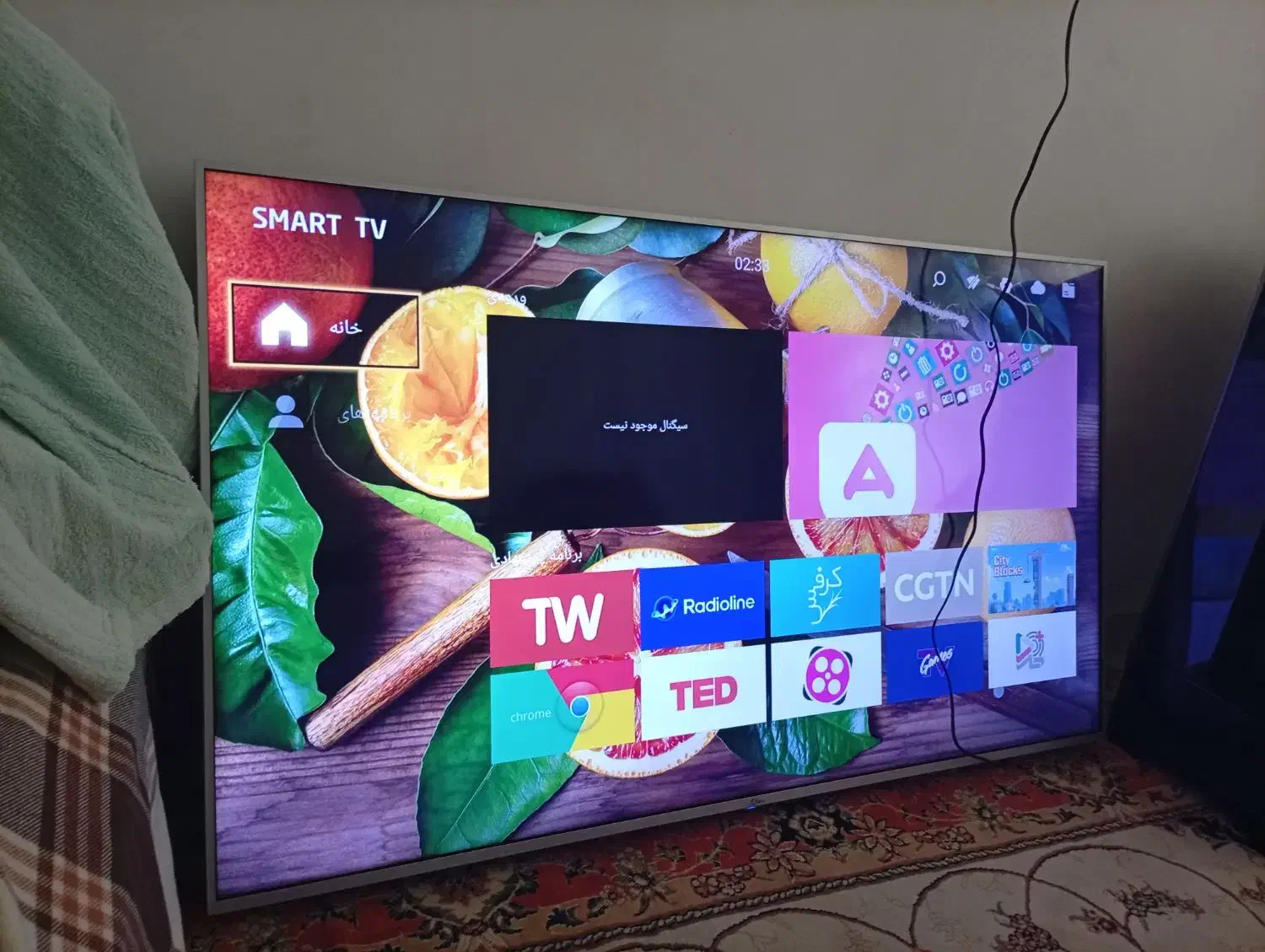 تلویزیون 60اینج هوشمند و جا کفشی|تلویزیون و پروژکتور|کرمانشاه, |دیوار