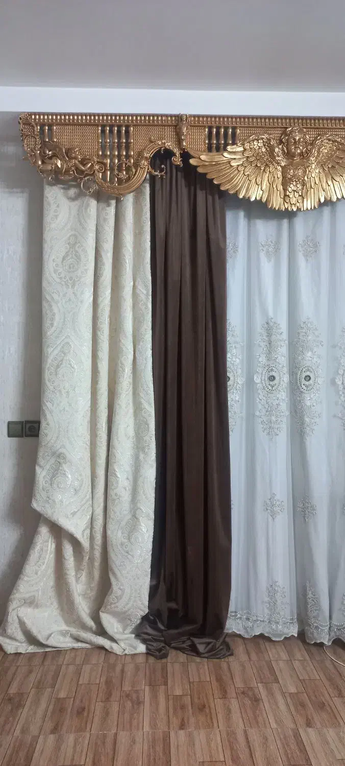 پرده پذیرایی|پرده، رانر، رومیزی|قرچک, میرزائی شمالی|دیوار