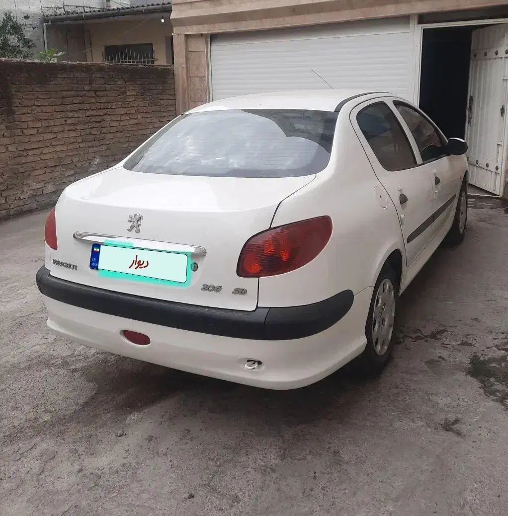 پژو 206 SD V8، مدل ۱۳۹۸|خودرو سواری و وانت|قائم‌شهر, |دیوار