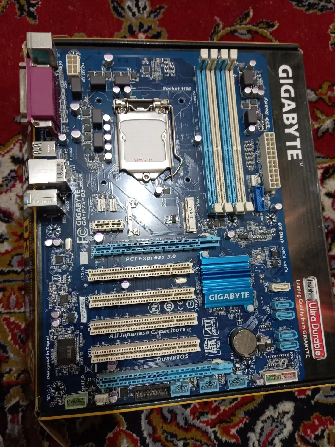 مادربرد گیگا بایت p75-d3|قطعات و لوازم جانبی رایانه|شهرکرد, |دیوار