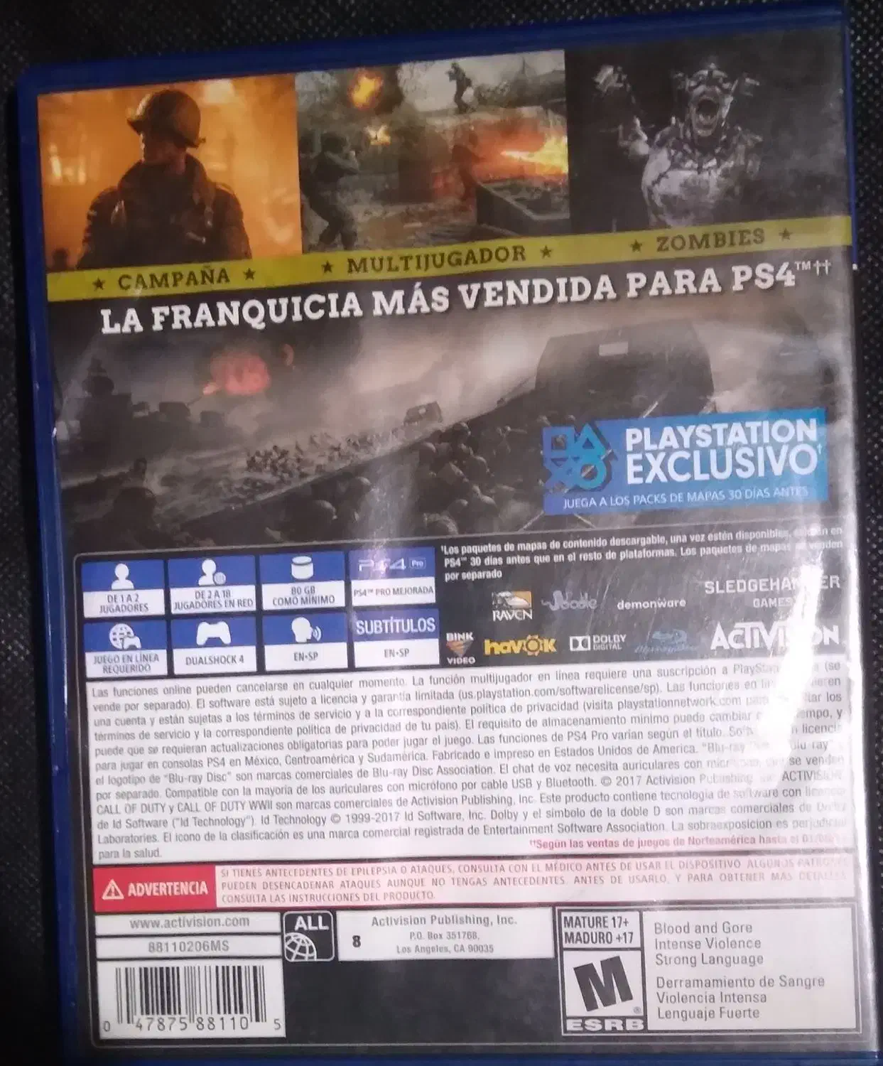 Call of Duty WWII|کنسول، بازی ویدئویی و آنلاین|رشت, معلم|دیوار