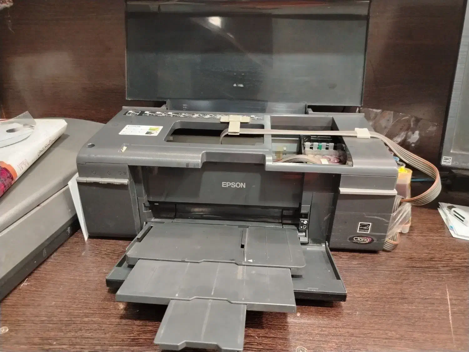 چاپگر EPSONمدلT50 همراه با یه موتور چاگر|پرینتر، اسکنر، کپی، فکس|برازجان, |دیوار